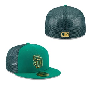 Men's San Diego Padres Kelly Green 2023 St. Patrick's Day 59FIFTY Fitted Hat