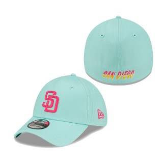 Men's San Diego Padres Mint 2022 City Connect 39THIRTY Flex Hat