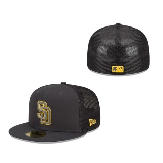 San Diego Padres 2022 Batting Practice 59FIFTY Fitted Hat Graphite