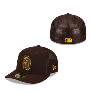 San Diego Padres 2022 Batting Practice Low Profile 59FIFTY Fitted Hat Brown