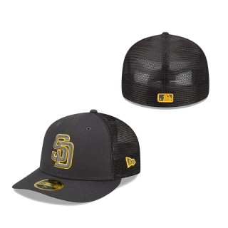 San Diego Padres 2022 Batting Practice Low Profile 59FIFTY Fitted Hat Graphite