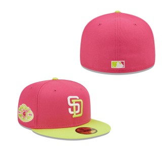 Men's San Diego Padres Pink 50th Anniversary Beetroot Cyber 59FIFTY Fitted Hat