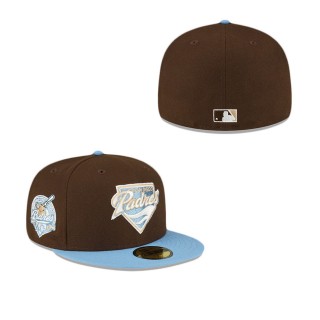 San Diego Padres Walnut Sky 59FIFTY Fitted Hat