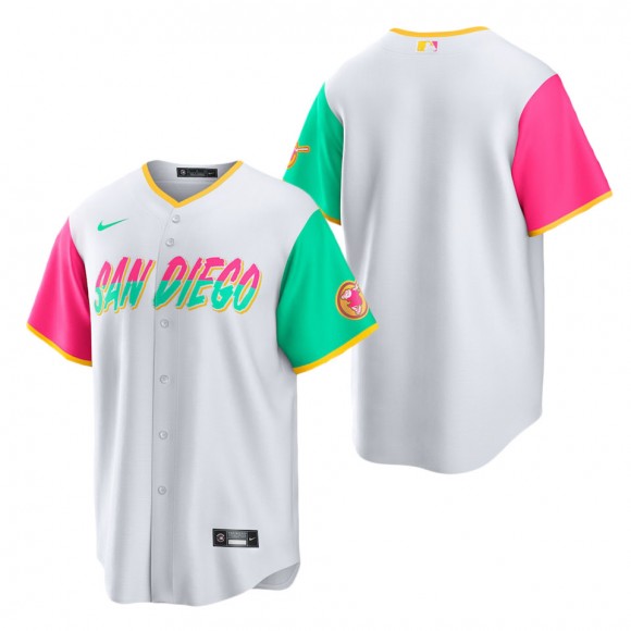 Men's San Diego Padres White 2022 City Connect Replica Team Jersey