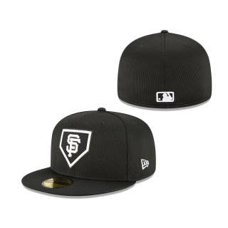 Men's San Francisco Giants Black 2022 Clubhouse 59FIFTY Fitted Hat