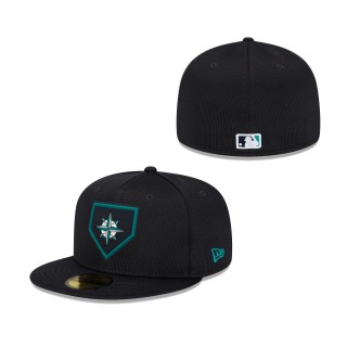 Seattle Mariners 2022 Clubhouse 59FIFTY Fitted Hat Navy