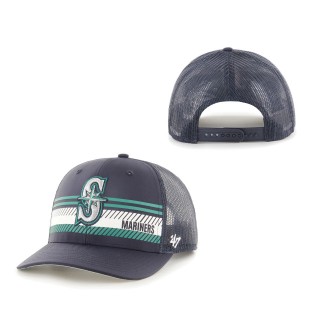 Seattle Mariners Cumberland Trucker Snapback Hat Navy