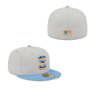 Seattle Mariners Beach Front Fitted Hat