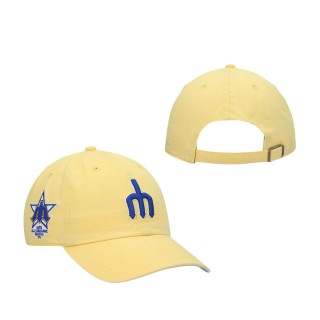 Seattle Mariners Gold 1979 MLB All Star Game Double Under Clean Up Adjustable Hat