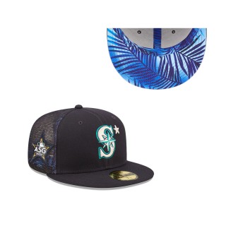 Men's Seattle Mariners Navy 2022 MLB All-Star Game Workout 59FIFTY Fitted Hat