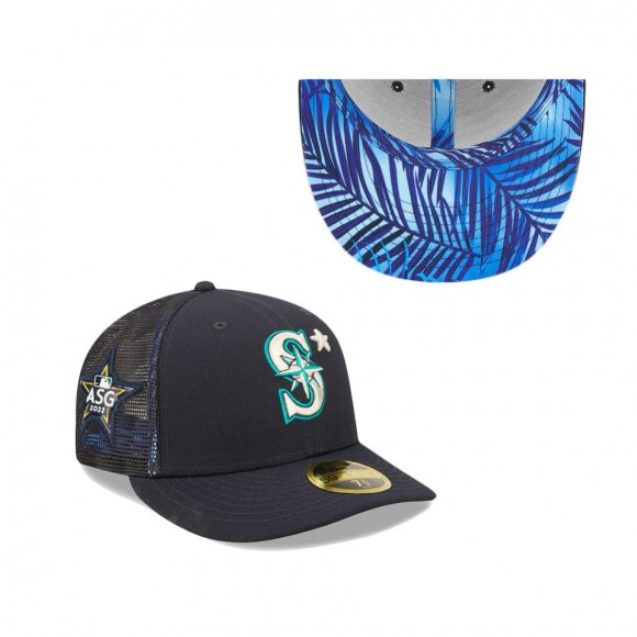 Men's Seattle Mariners Navy 2022 MLB All-Star Game Workout Low Profile 59FIFTY Fitted Hat