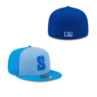 Seattle Mariners Tri-Tone Team 59FIFTY Fitted Hat