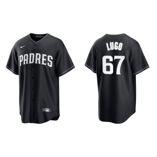 Seth Lugo San Diego Padres Nike Black White Replica Jersey