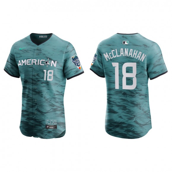 Shane McClanahan American League Teal 2023 MLB All-Star Game Vapor Premier Elite Jersey