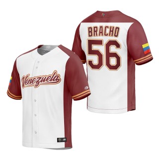 Silvino Bracho Men's Venezuela Baseball White 2023 World Baseball Classic Replica Jersey