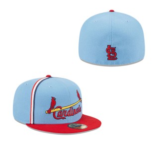 St. Louis Cardinals Powder Blues 59FIFTY Fitted Hat