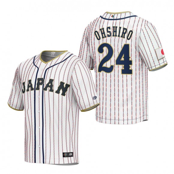 Takumi Ohshiro Men's Japan Baseball White 2023 World Baseball Classic Replica Jersey