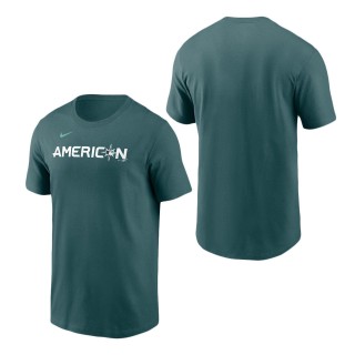 Teal 2023 MLB All Star Game Wordmark T-Shirt