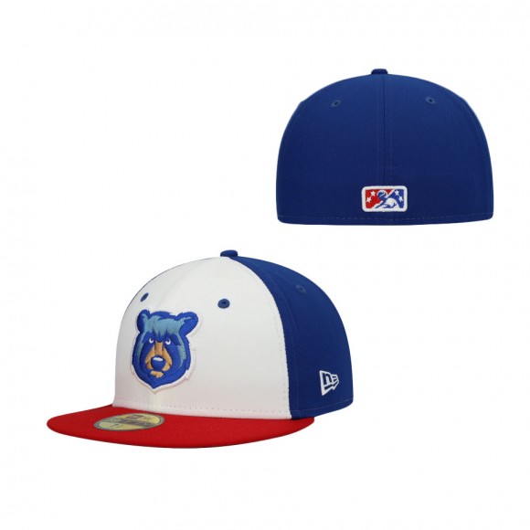 Tennessee Smokies White Authentic Collection Team Home 59FIFTY Fitted Hat