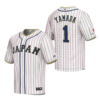 Tetsuto Yamada Men's Japan Baseball White 2023 World Baseball Classic Replica Jersey