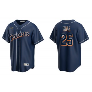 Men's San Diego Padres Tim Hill Navy Cooperstown Collection Jersey