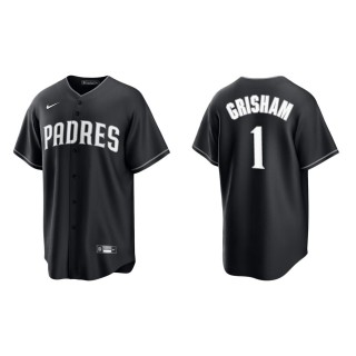 Trent Grisham San Diego Padres Nike Black White Replica Jersey