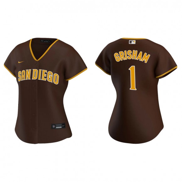 Trent Grisham Women's San Diego Padres Nike Brown Road Replica Jersey