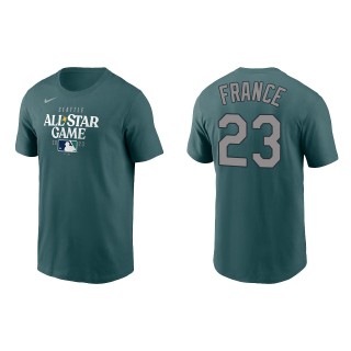 Ty France Teal 2023 MLB All-Star Game Wordmark T-Shirt