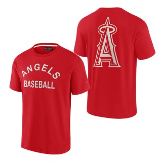 Unisex Los Angeles Angels Red Super Soft T-Shirt