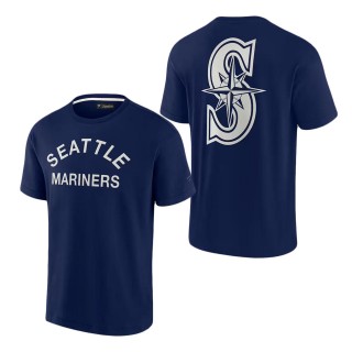 Unisex Seattle Mariners Navy Super Soft T-Shirt