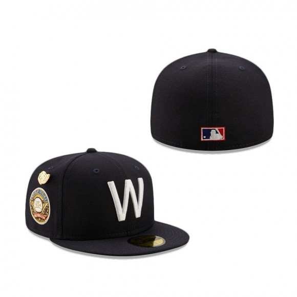 Washington Senators 1924 Logo History Fitted Hat