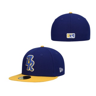 Wilmington Blue Rocks Royal Authentic Collection Team Alternate 59FIFTY Fitted Hat