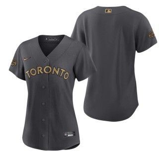 Women's Toronto Blue Jays Nike Charcoal 2022 MLB All-Star Game Replica Blank Jersey