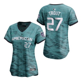 Women's American League Mike Trout Teal 2023 MLB All-Star Game Limited Jersey