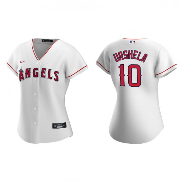 Women's Los Angeles Angels Gio Urshela White Replica Jersey