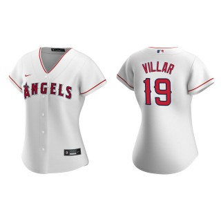 Women's Los Angeles Angels Jonathan Villar White Replica Jersey