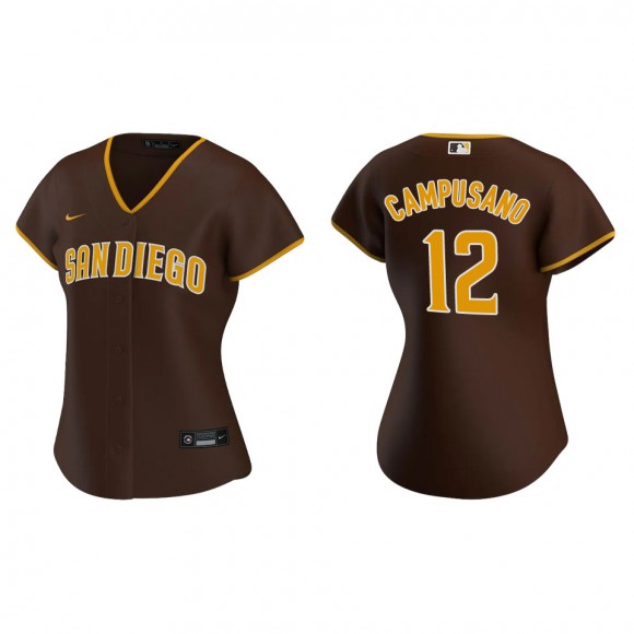 Women's San Diego Padres Luis Campusano Brown Replica Jersey