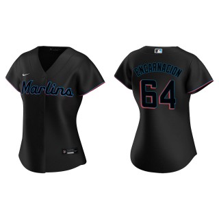 Women's Jerar Encarnacion Black Replica Jersey