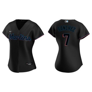 Women's Jesus Sanchez Black Replica Jersey