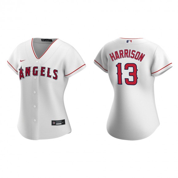 Women's Los Angeles Angels Monte Harrison White Replica Jersey