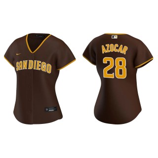 Women's Jose Azocar Brown Replica Jersey