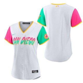 Women's San Diego Padres White 2022 City Connect Replica Team Jersey