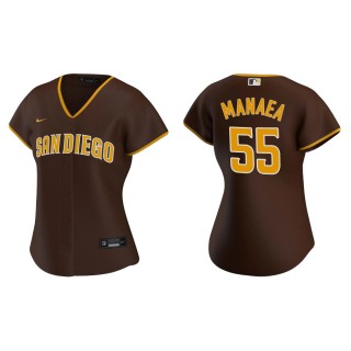 Women's Padres Sean Manaea Brown Replica Jersey