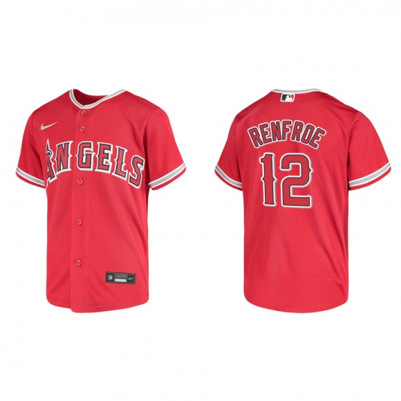 Youth Los Angeles Angels Hunter Renfroe Red Replica Jersey