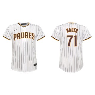 Youth San Diego Padres Josh Hader White Replica Home Jersey