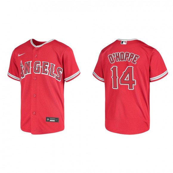 Youth Logan O'Hoppe Red Replica Jersey