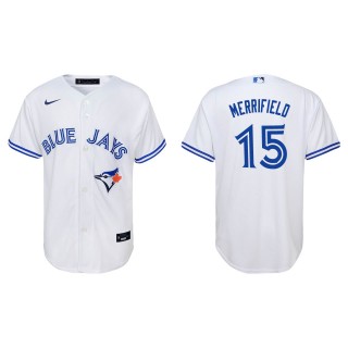 Youth Toronto Blue Jays Whit Merrifield White Replica Home Jersey