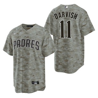 Yu Darvish San Diego Padres Camo USMC Alternate Replica Jersey