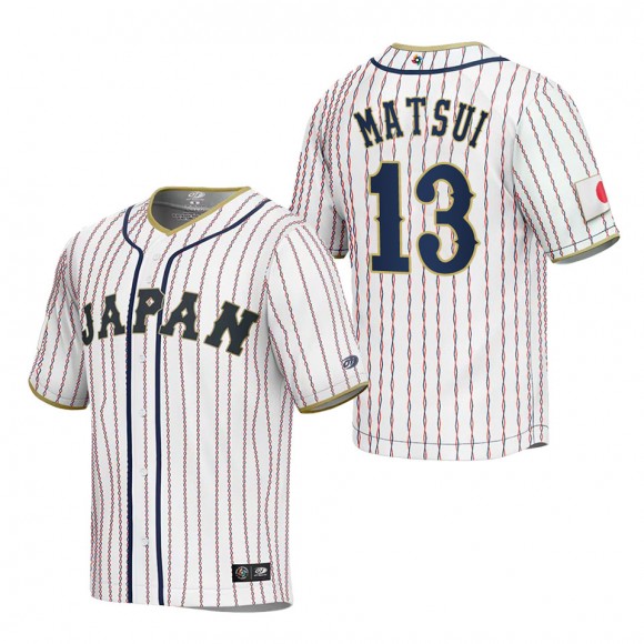 Yuki Matsui Men's Japan Baseball White 2023 World Baseball Classic Replica Jersey