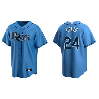 Zach Eflin Men's Tampa Bay Rays Nike Light Blue Alternate Replica Jersey